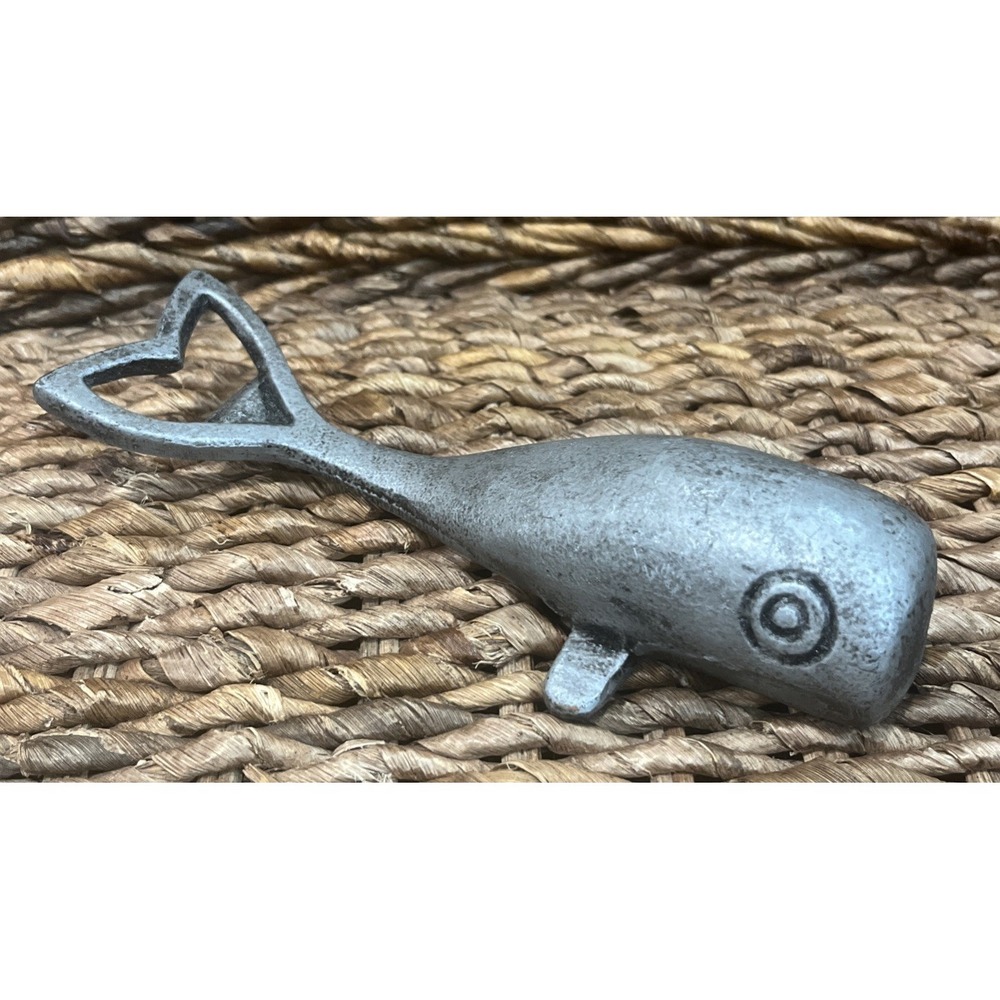 Tommy Bahama Cast Iron Whale Bottle Opener Beer Soda Drink Barware Heavy Duty!‎